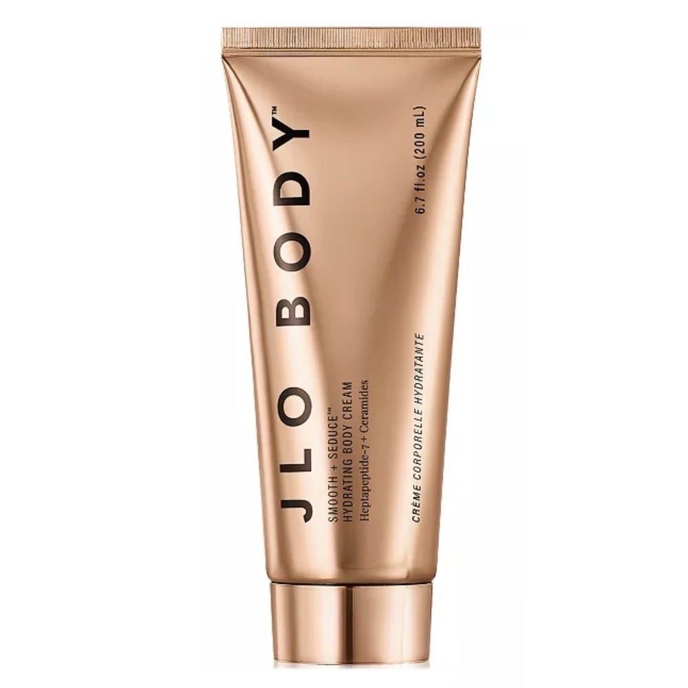 JLO Body Smooth + Seduce Hydrating Body Cream 6.7 oz 200mL Heptapeptide Ceramide